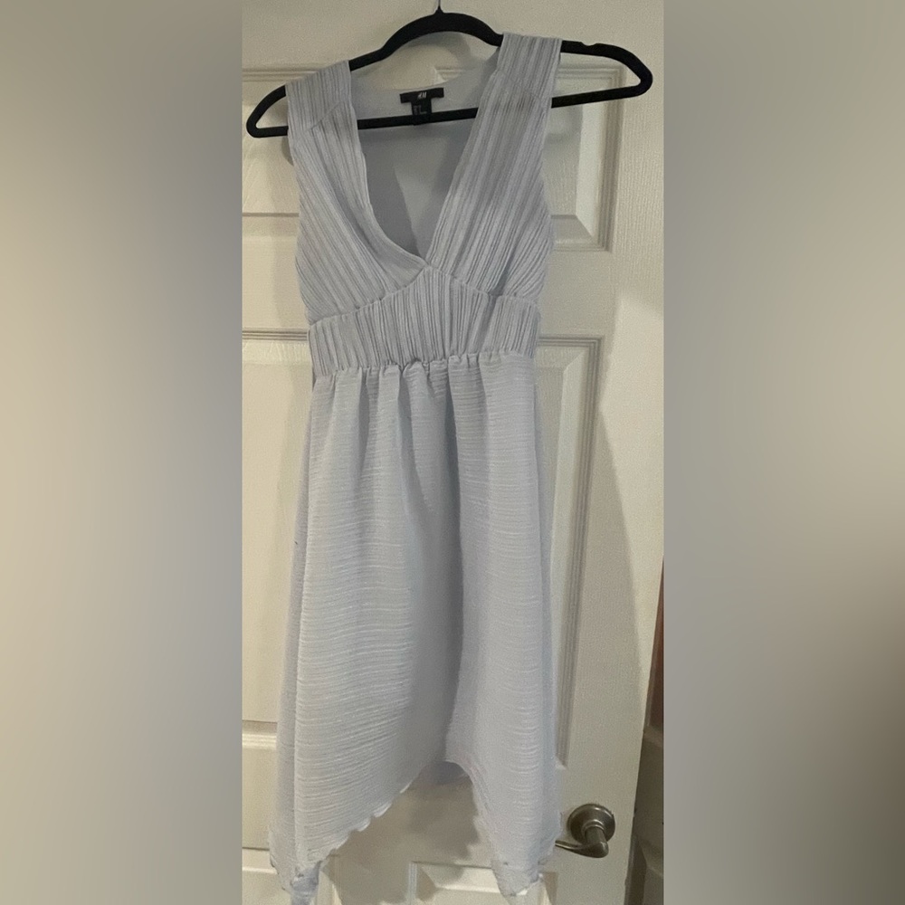 H&M Light Gray Midi Dress